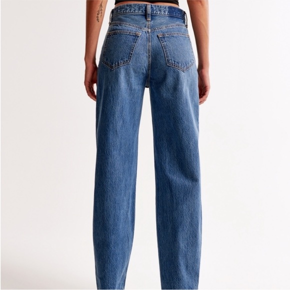 Abercrombie High Rise Taper Jeans 25 Short - Picture 2 of 5
